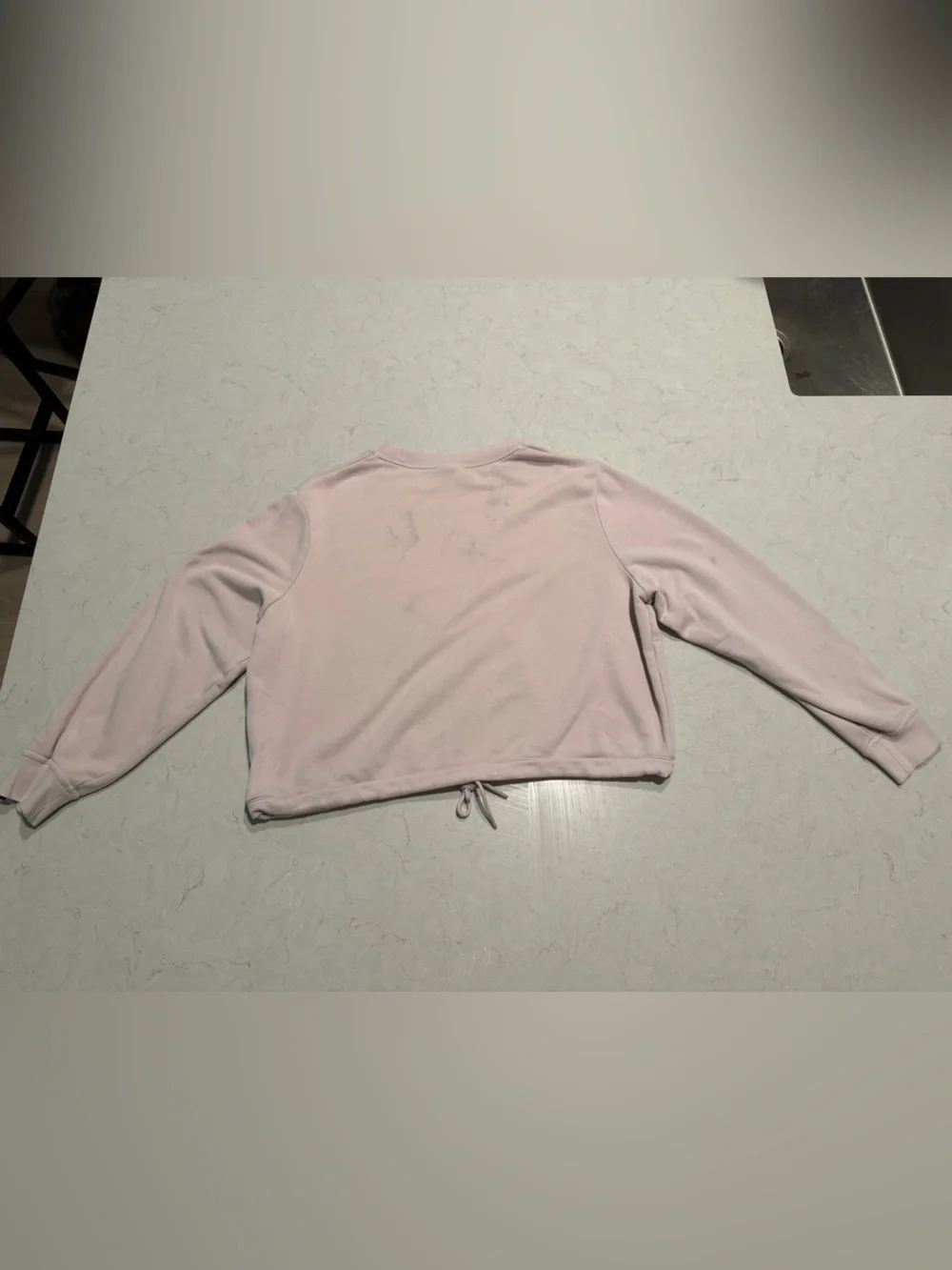 Nike Sportswear Women’s Dusty Pink Box Swoosh Drawcord Sweatshirt
